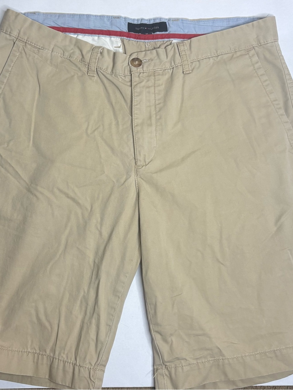 Tommy Hilfiger Men’s Tan Cotton Chino Shorts